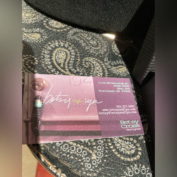 Sterling Silver and gold feather earrings handmade in Portland OR - Picture 3 of 4